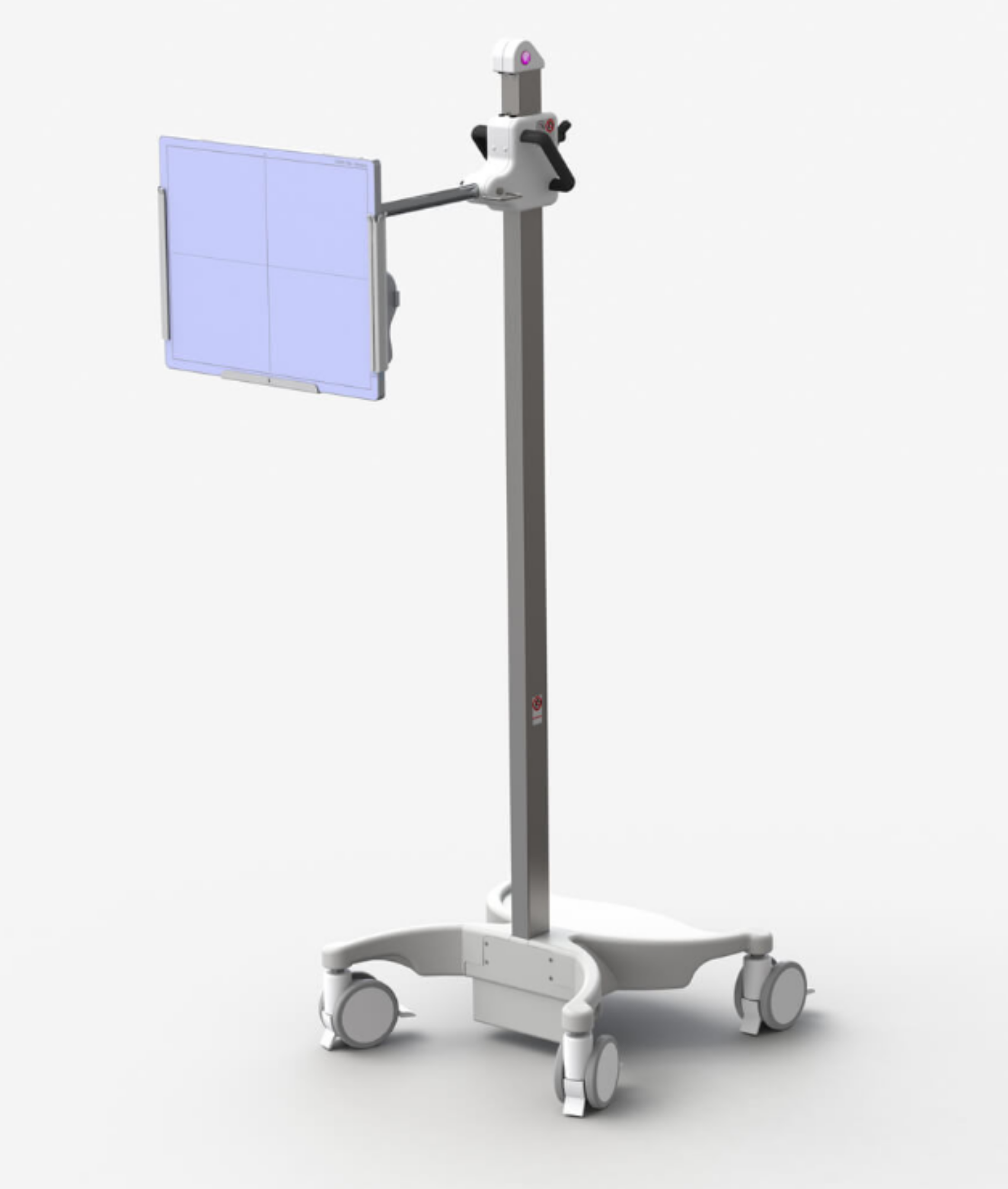 Mobile DR detector and cassette holder