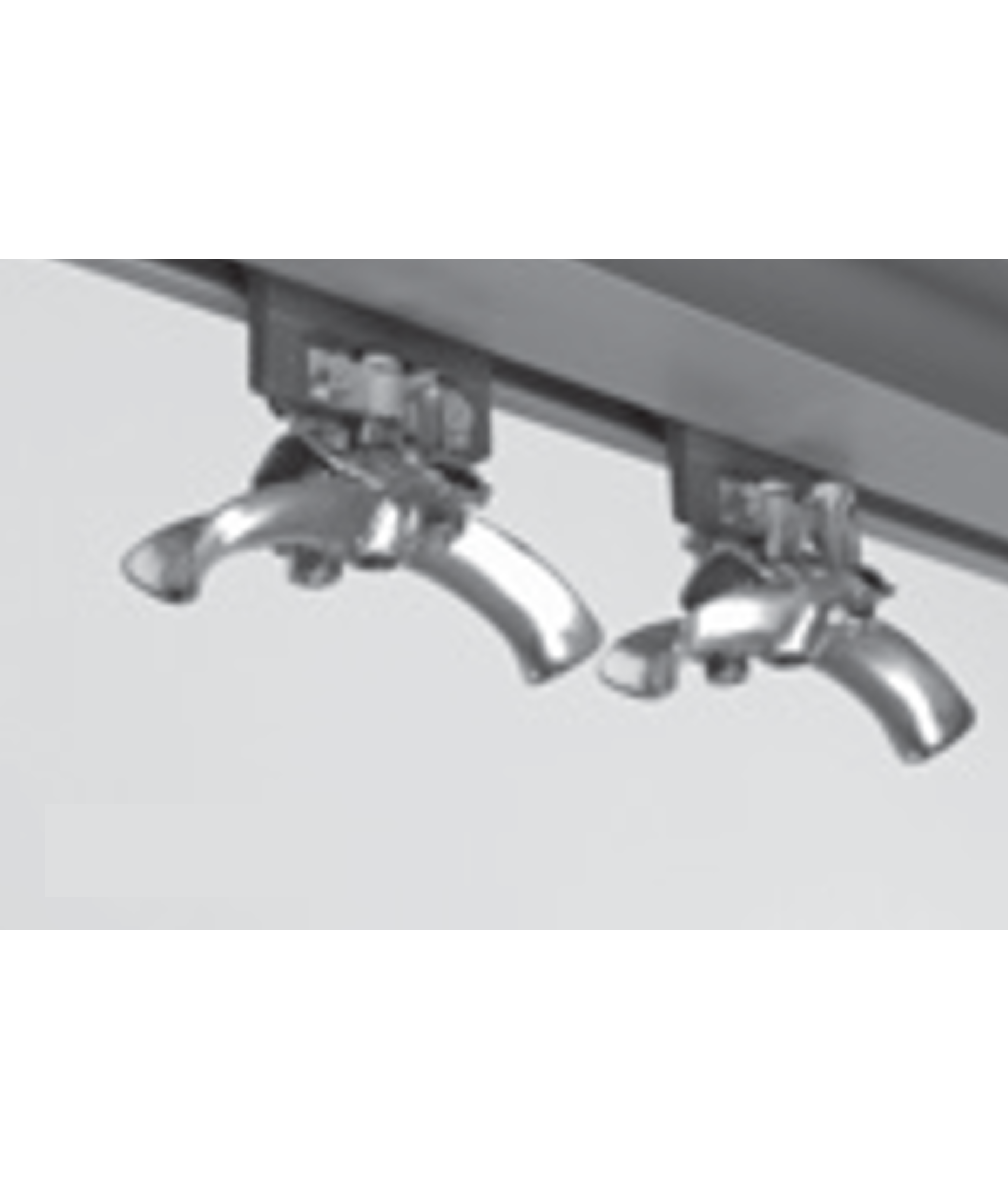 Cable holders for the cable track