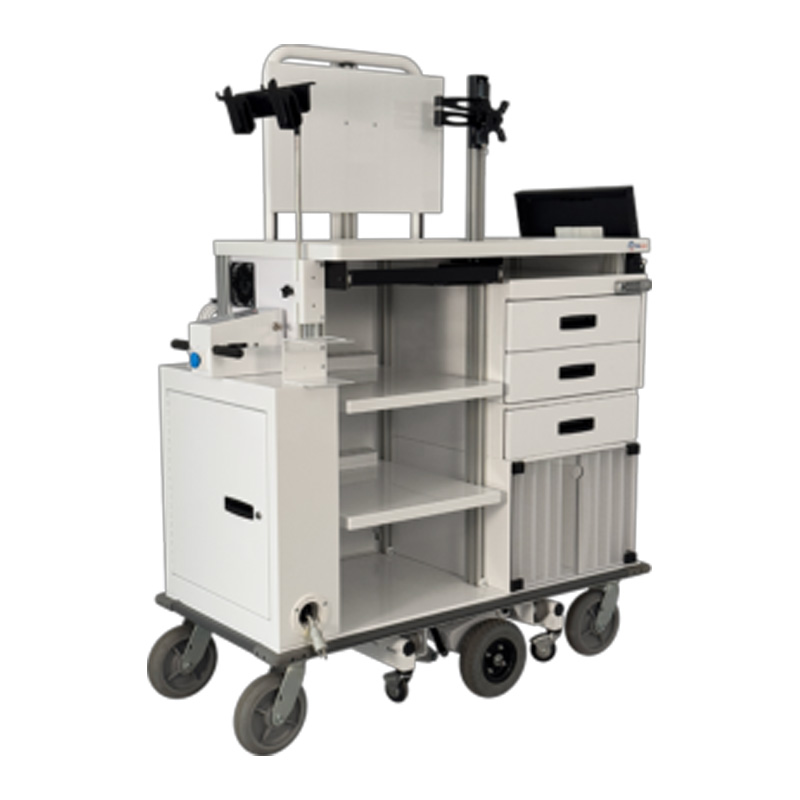 Featherweight Motorized Double Endoscopy Cart