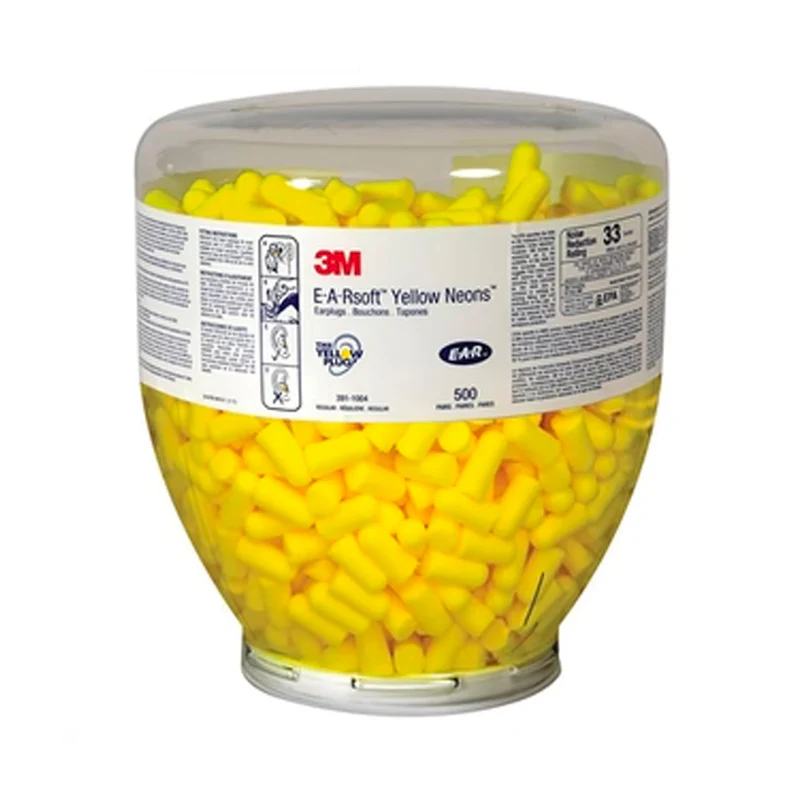 3M E-A-RSoft Earplugs - Yellow Neon