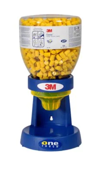 One Touch Ear Plug Dispenser w/ Stand