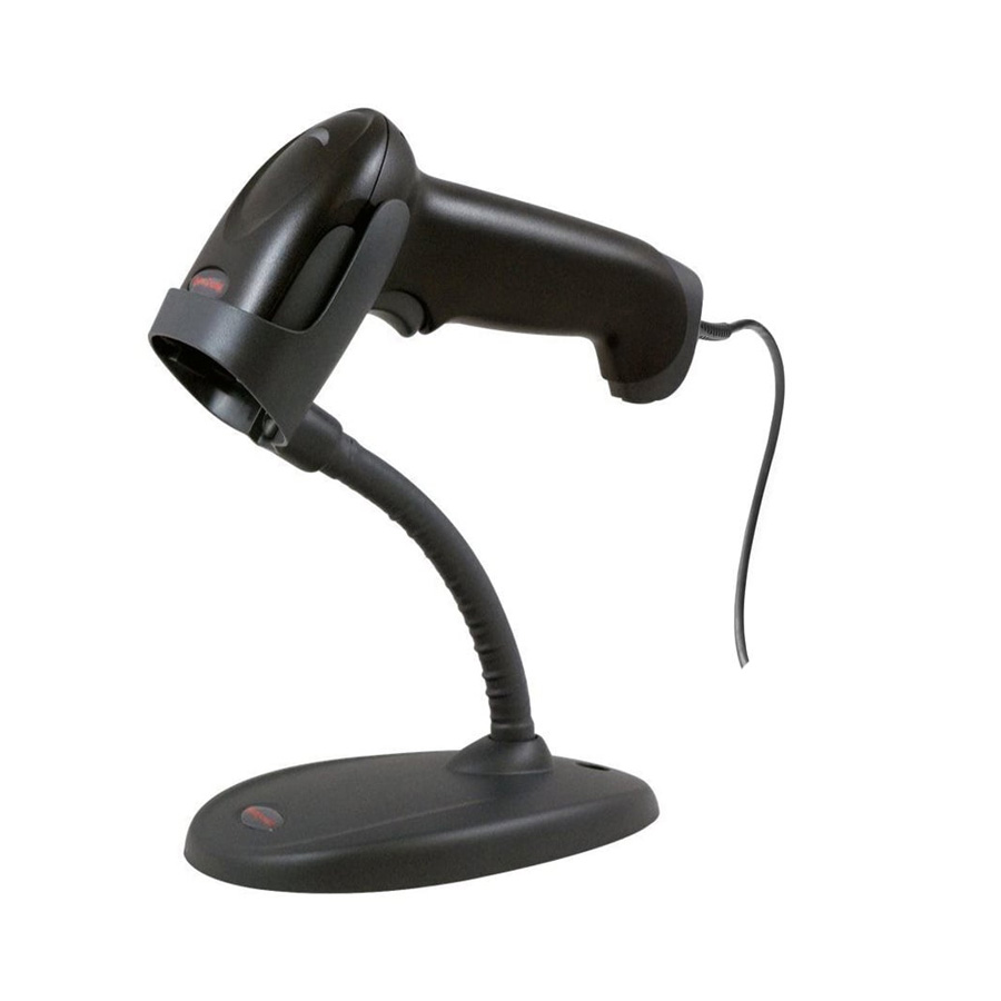 Honeywell Voyager 1250G 1D LINEAR USB Scanner with Flex Neck Stand BLACK